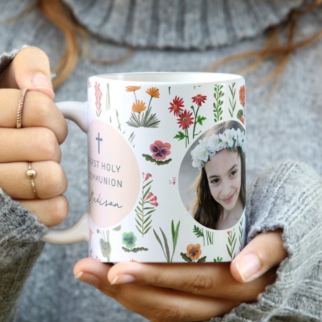 Wildflower First Holy Communion Photo Coffee Mug (Wildflower First Holy Communion Photo Coffee Mug)