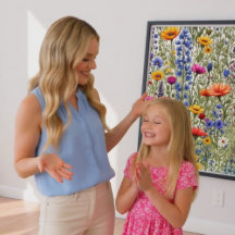 Wildflower Floral All-Over Print Poster
