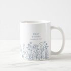 Wildflower Floral Any Colour Line Drawn Border