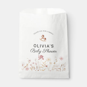 Wildflower Floral Boho Thank You Souvenir Gift Favour Bags