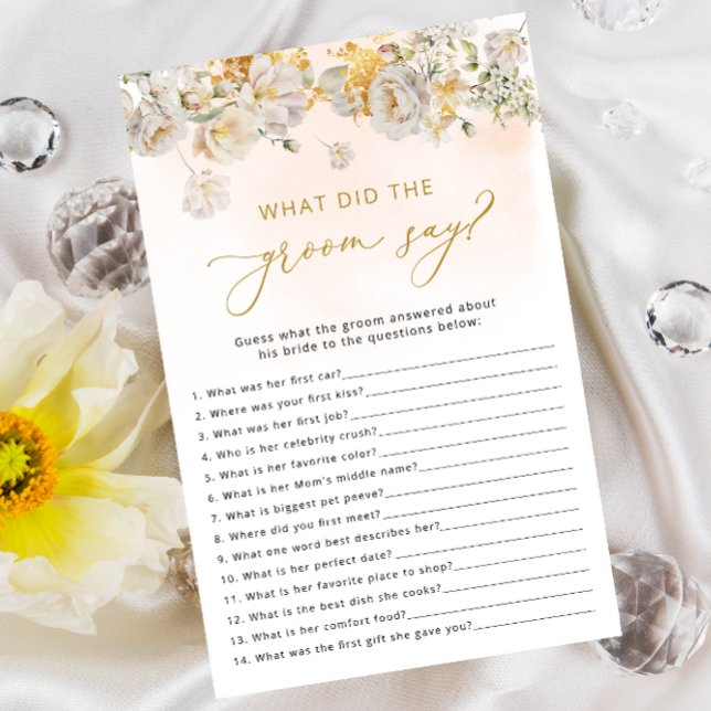 Wildflower Floral Bridal Shower Game (Creator Uploaded)