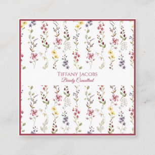 Wildflower Floral Business Card