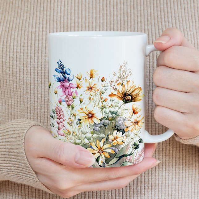 Wildflower Floral Coffee Mug (Creator Uploaded)