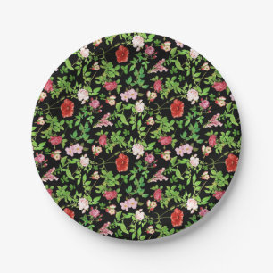 Wildflower Floral Paper Plate