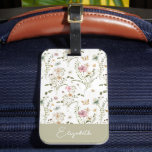 Wildflower Floral Personalised Name Luggage Tag<br><div class="desc">Make your next card game more memorable with these stunning Wildflower Floral Personalised Name Playing Cards! With their watercolor florals and soothing blush pink and sage green tones,  these cards will have you and your friends talking all night long. Perfect for parties,  game nights,  or just for fun!</div>
