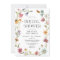 Wildflower Floral Spring Bridal Shower Invitation