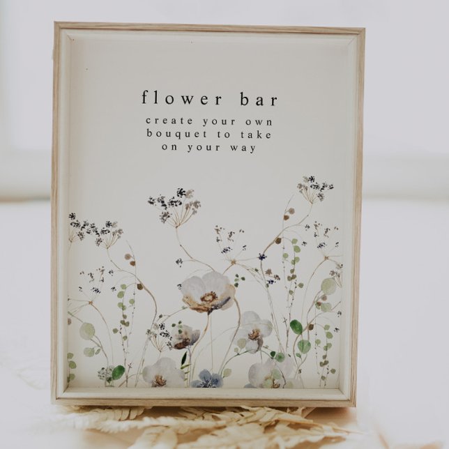 Wildflower Flower Bar Flower Station Sign (Creator Uploaded)