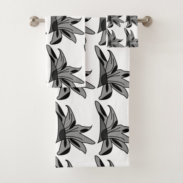 Wildflower Flower Floral  Bath Towel Set (Insitu)