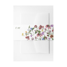 Wildflower Frame Rustic Boho Wedding