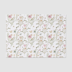 Wildflower Garden Butterfly Tissue Paper