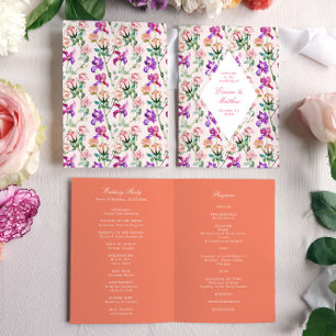 Wildflower Garden Elegance Folded Programme