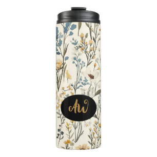 Wildflower Garden Floral Thermal Tumbler