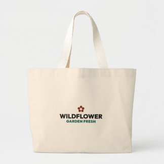 Wildflower Garden Fresh Flowers Floral Gardener Ma Large Tote Bag