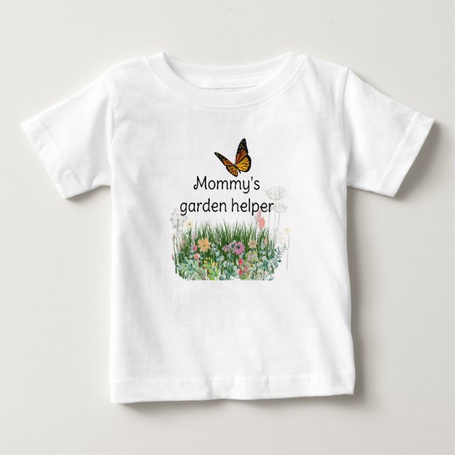Wildflower Garden Helper Toddler / Baby T-Shirt (Front)