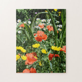 Wildflower garden jigsaw puzzle