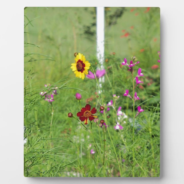 wildflower garden plaque (Front)