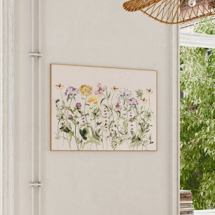 Wildflower Garden Poster