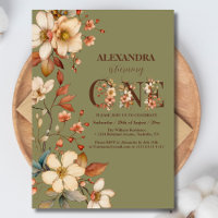 Wildflower Girl 1st Birthday