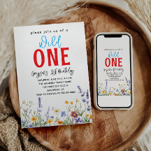 Wildflower Girl 1st Birthday Party