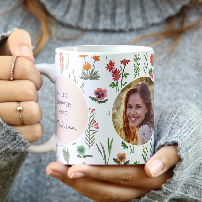 Wildflower Girl Bridal Shower Photo Coffee Mug (Wildflower Girl Bridal Shower Photo Coffee Mug)