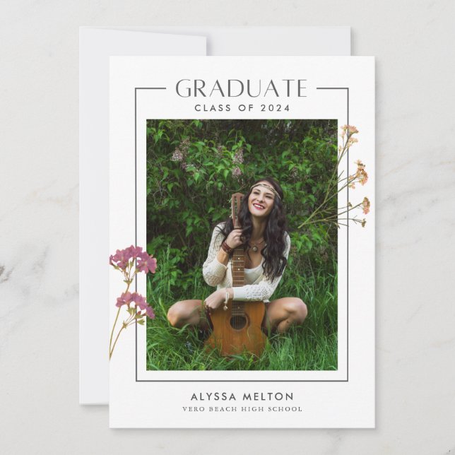 Wildflower Girl High School Graduation (Front)