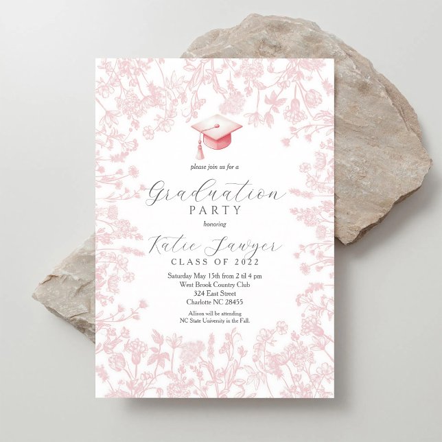 Wildflower Graduation Party Announcement (Creator Uploaded)