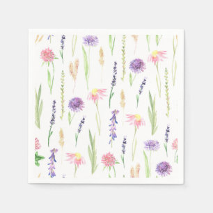 Wildflower Greenery Napkin
