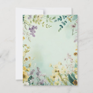 Wildflower Greeting Card