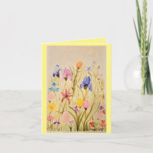 Wildflower greeting card