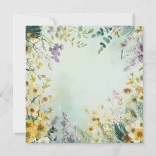 Wildflower Greeting Card