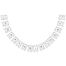 Wildflower Happy Birthday Banner