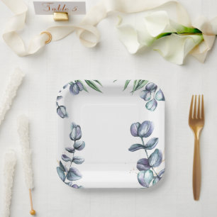 Wildflower Harmony Rustic Floral Plate