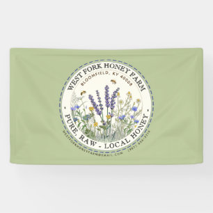 Wildflower Honey Green Banner 