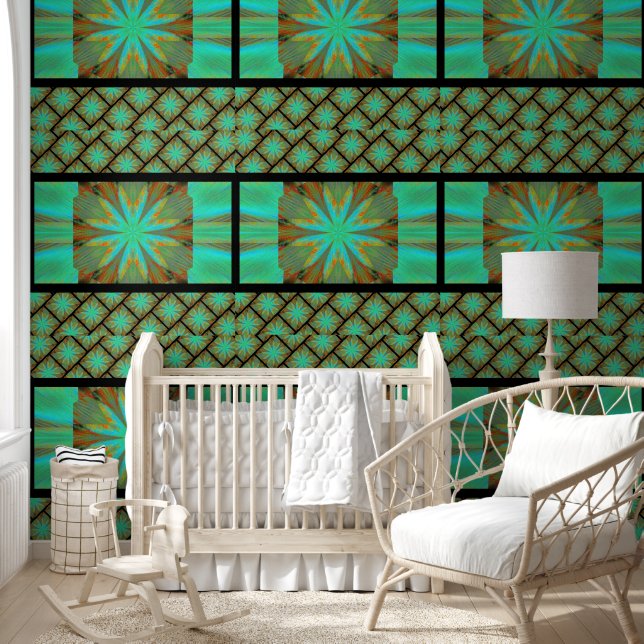 Wildflower in a Blue Meadow Wallpaper (Kids)