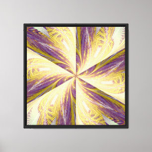 Wildflower in Spiral 2 Canvas Print