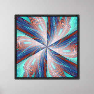 Wildflower in Spiral 6 Canvas Print