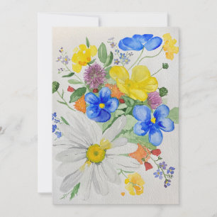 wildflower invitation
