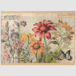 Wildflower Junk Journal Design 9 Tissue Paper