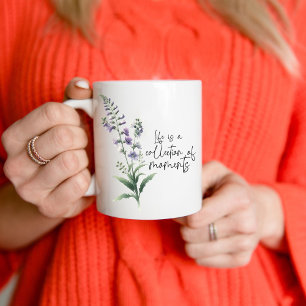 Wildflower Larkspur Coffee Mug