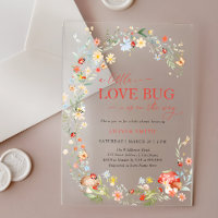 Wildflower Love Bug Baby Shower