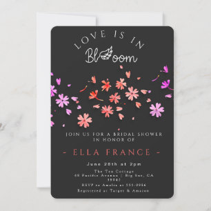 Wildflower Love Is in Bloom Bridal Shower Invitation