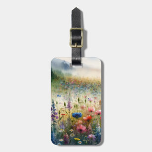 Wildflower Luggage Tag - Customise