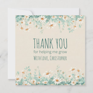 Wildflower Meadow Best Teacher Ever Appreciation Card