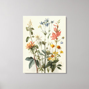Wildflower Meadow Bouquet Canvas Print