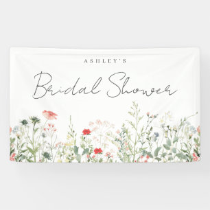 Wildflower Meadow Bridal Shower Banner