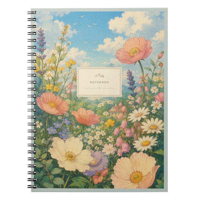 Wildflower Meadow Cottage Notebook (Front)