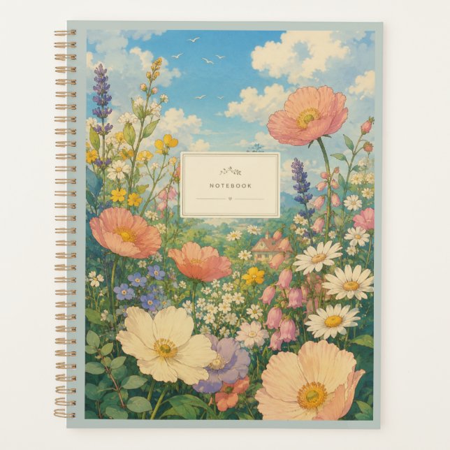 Wildflower Meadow Cottage Planener Planner (Front)
