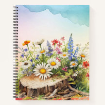 Wildflower Meadow | Cottagecore Floral Journal