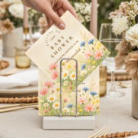 Wildflower Meadow Gold Baby Shower