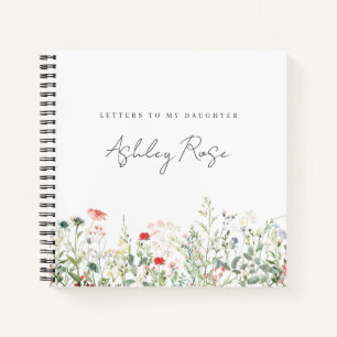 Wildflower Meadow Letters to My Daughter Memory Notebook